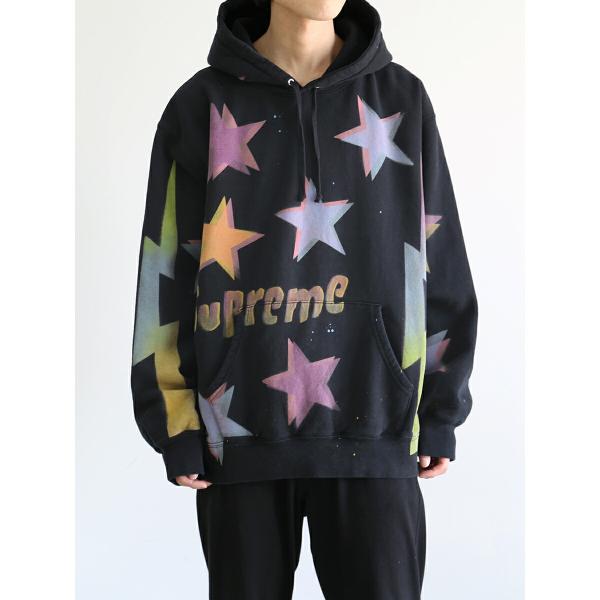 Supreme シュプリーム GONZ STARS HOODED SWEATSHIRT / ブラック...
