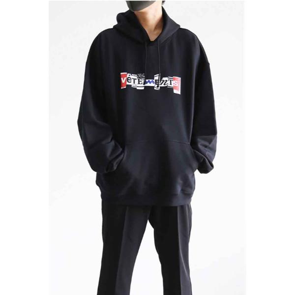 セール商品 70%OFF  VETEMENTS ヴェトモン MIXED LOGO HOODIE / ...