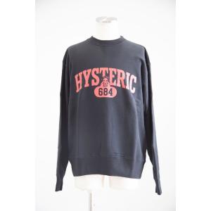 送料無料 トップス HYSTERIC GLAMOUR ヒステリックグラマー EVIL COLLEGE スウェット / ブラック