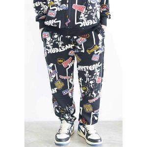 送料無料 ボトムス HYSTERIC GLAMOUR ヒステリックグラマー 4GIRLS柄 スウェッ...