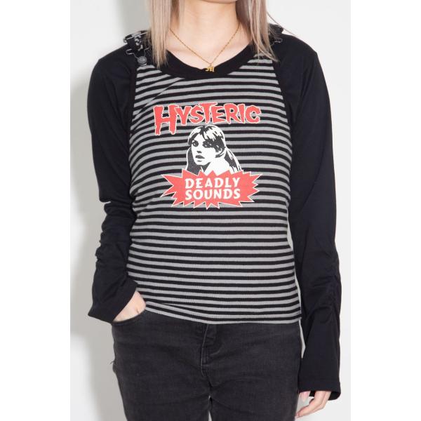 送料無料 トップス HYSTERIC GLAMOUR ヒステリックグラマー DEADLY SOUND...