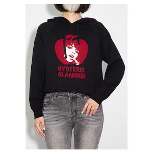 送料無料 トップス HYSTERIC GLAMOUR ヒステリックグラマー APPLE GIRL編込...