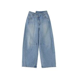 送料無料トップス X-girl エックスガールASYMMETRIC WAIST BARREL LEG...
