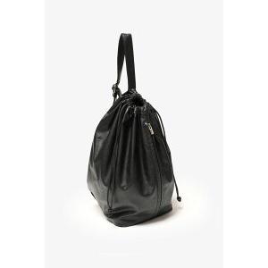 送料無料 トップス ATTACHMENT アタッチメント シンセティックレザー バケットバッグ