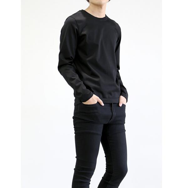 junhashimoto ジュンハシモト 人気定番商品 101SERIBU C L/S / ブラック...