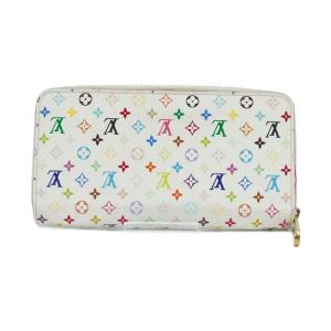 ルイ・ヴィトン 長財布 LOUIS VUITTON モノグラム マルチカラー ジッピーウォレット 財布 ホワイト M60241