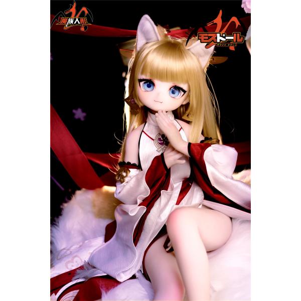きつねヘッド 可愛いドール フルセット 1/2 可動フィギュア 着せ替え人形