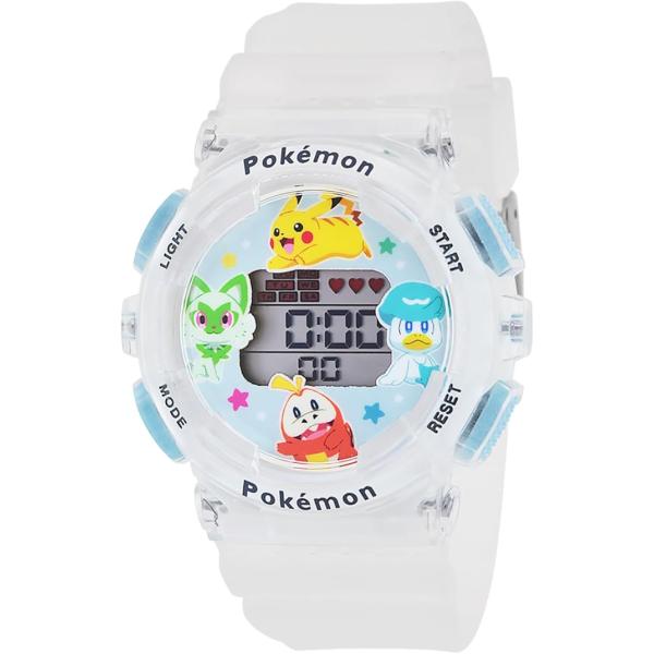 腕時計 J-アクシス ポケットモンスター デジタルウォッチ CP3A0002-CL クリア