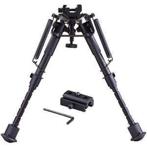 Pinty(ピンディー) バトル バイポッド タクティカルバイポッド 20mmレール対応 6-9 インチ伸縮 ハリスタイプ QD Bipod 折りたた