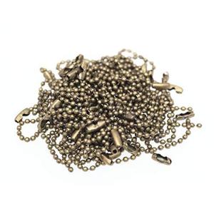 ボールチェーン コネクター付き 12cm (アンティーク 50PCS)