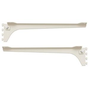 左右セット MKTTBS-2G-W カナモノ ホワイト 棚板奥行450mm用ブラケット