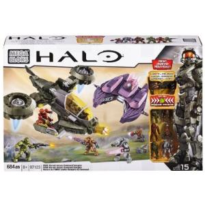 Mega Bloks Inc Mega Bloks - Halo - UNSC Hornet vs. Covenant Vampire (Lights & Sounds)(97123)｜value-select