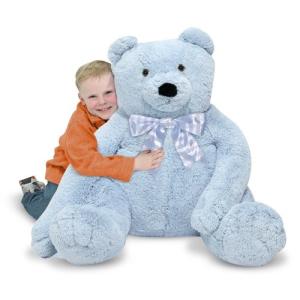 Melissa & Doug 3983 Jumbo Blue Teddy Bear｜value-select