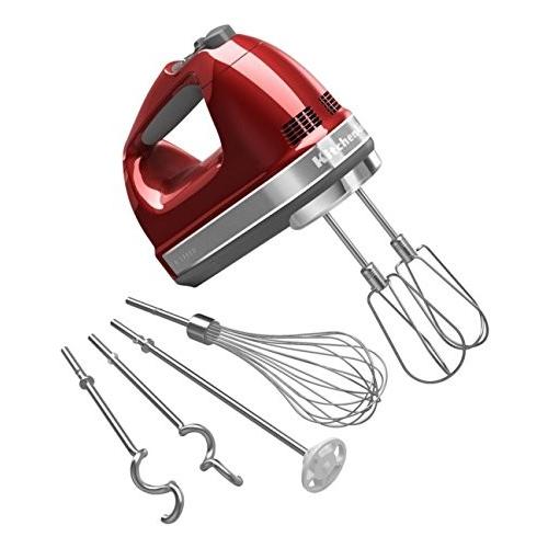 KitchenAid (キッチンエイド)　9段階スピードハンドミキサー Apple Red　KHM9...