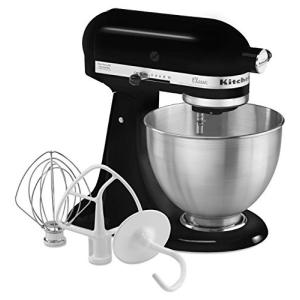 キッチンエイド KitchenAid K45SSOB 4.5-Quart Classic Series Stand Mixer, Onyx Black スタンドミキサ｜value-select