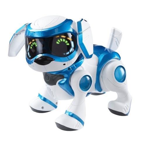 声・光・音に反応★ロボットペット　Tekno Robotics社　Blue/White