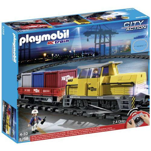 PLAY MOBIL 5258 プレイモービル ＲＣ貨物列車 LEDライト＆サウンド