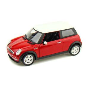 ダイキャストカー ミニクーパー ブルー 1/24 : バリューセレクト