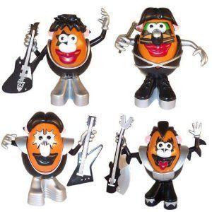 Mr. Potato Head KISS フィギュア 4体セット HASBRO MR. POTATO HEAD KISS ROCK BAND BOXED SET BRAND NEW