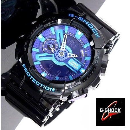 CASIO【カシオ】G-SHOCK ハイパーカラーズ デジアナ メンズ腕時計GA110HC-1A