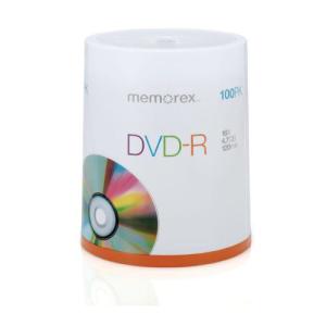 Memorex 4.7GB 16倍速対応 録画用 DVD-Rディスク（100枚入）