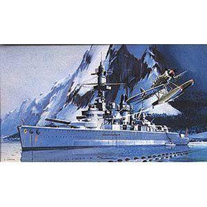 Heller Lutzow Heavy Cruiser Boat Model Building Ki...
