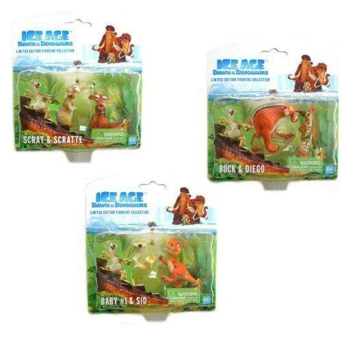ICE AGE 3: Dawn of the Dinosaurs - Figure SET of 6...