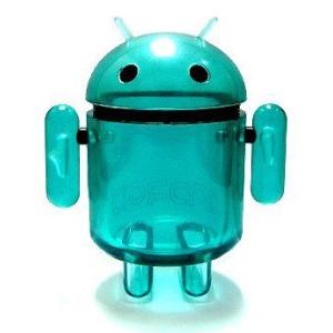 Android Mini Collectible Series 02 Clear Blue Bot ...