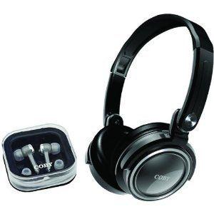 Coby コビー Cv215blk Jammerz Headphone ヘッドフォン With Ea...