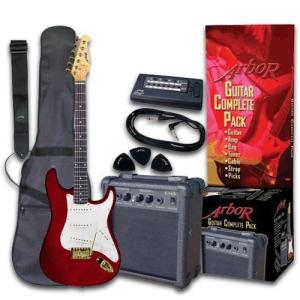 Arbor Electric Guitar "Complete Pack" Starter Package - Red Finish エレキトリックギター エレキギタ｜value-select