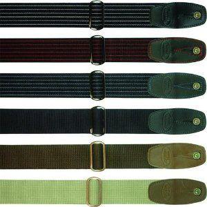 Reunion Blues Merino Wool Guitar Strap, Blue Pinstripe｜value-select