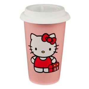 Hello Kitty　ハローキティ  セラミック タンブラー   トラベル マグ　｜value-select