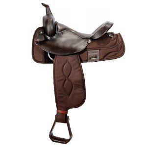 15&quot; 16&quot; 17&quot; Big Horn FQHB Cordura Brown Saddle - b...