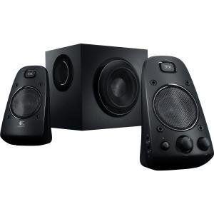 スピーカー・ウーファー Logitech THX SpeakerSystem Z623 Amazon.com: Logitech Z623 400 Watt Home Speaker System, 2.1