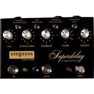 Empress Effects Superdelay Vintage modified Delay Effects Pedal