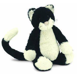 Jellycat ジェリーキャット Bashful Black and White Kitten
