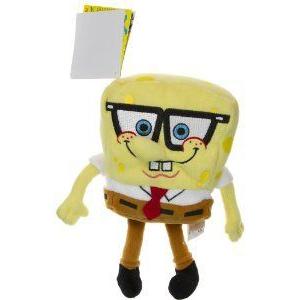 SpongeBob スポンジボブ 7.5" Bean Plush - SpongeBob スポンジボブ Glasses ぬいぐるみ 人形