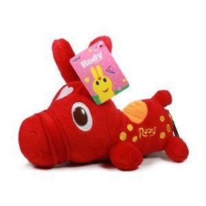 Rody Horse Gymnic Soft Plush Doll - 9&quot; Red ぬいぐるみ 人...