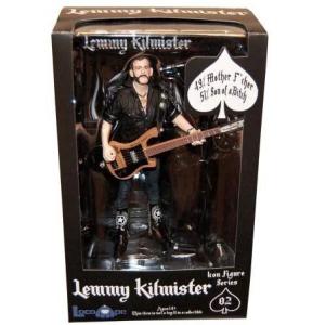 Motorhead Lemmy Kilmister Deluxe Figure Guitar Bla...