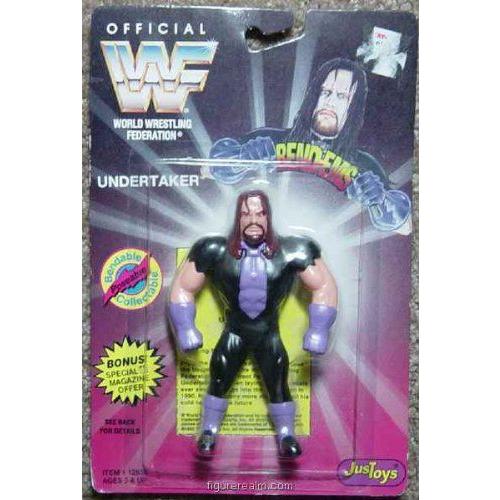 WWF / WWE プロレス Wrestling Superstars Bend-Ems Figur...