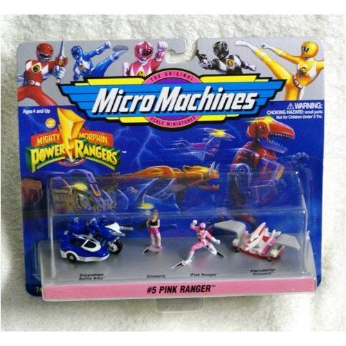 Mighty Morphin Power Rangers Pink Ranger Micro Mac...