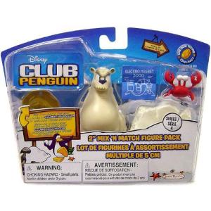 Disney ディズニー Club Penguin Series 4 Mix 'N Match Mini Figure Pack Herbert P. Bear, Esquire and