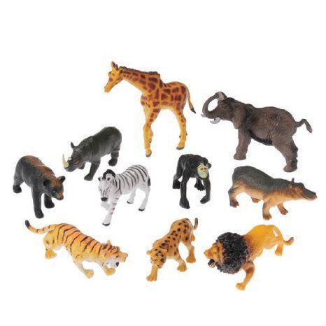 Jungle Animals 10 piece set