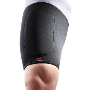 McDavid 472 Neoprene Deluxe Thigh Support Black-Red Large｜value-select