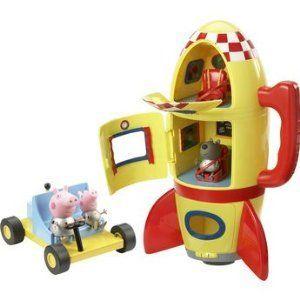 Peppa Pig Deluxe Sound FX Spaceship Explorer Set w...