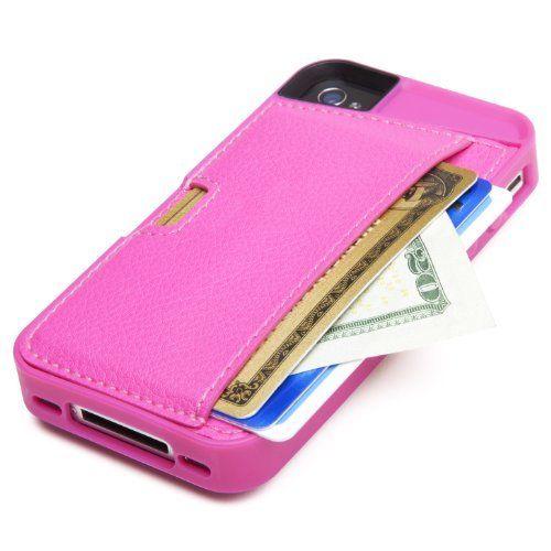 CM4 Q4-PINK Q Card Case Wallet for Apple iPhone 4/...