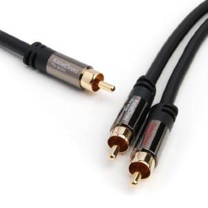 KabelDirekt Pro Series Subwoofer Cable ( 3 feet ) / Y - RCA Cable / Digital Cable - 1 x RCA Male t｜value-select