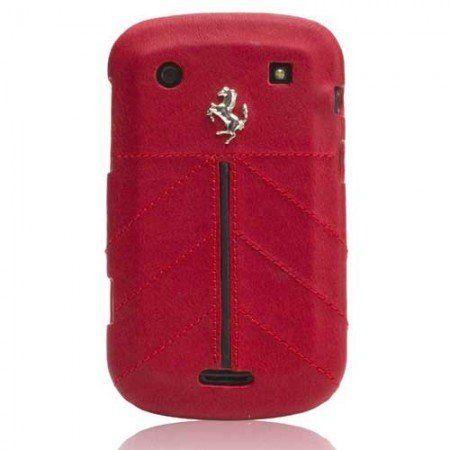 Ferrari Red California Blackberry Bold 9900 Leathe...