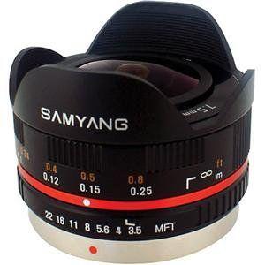 サムヤン/Samyang 7.5mm f/3.5 UMC Fisheye MFT Lens Blac...