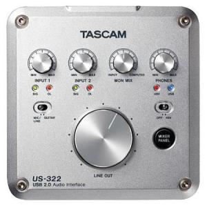 ■TASCAM DSPミキサー搭載 96kHz対応 USB2.0 Audio Interface US-322